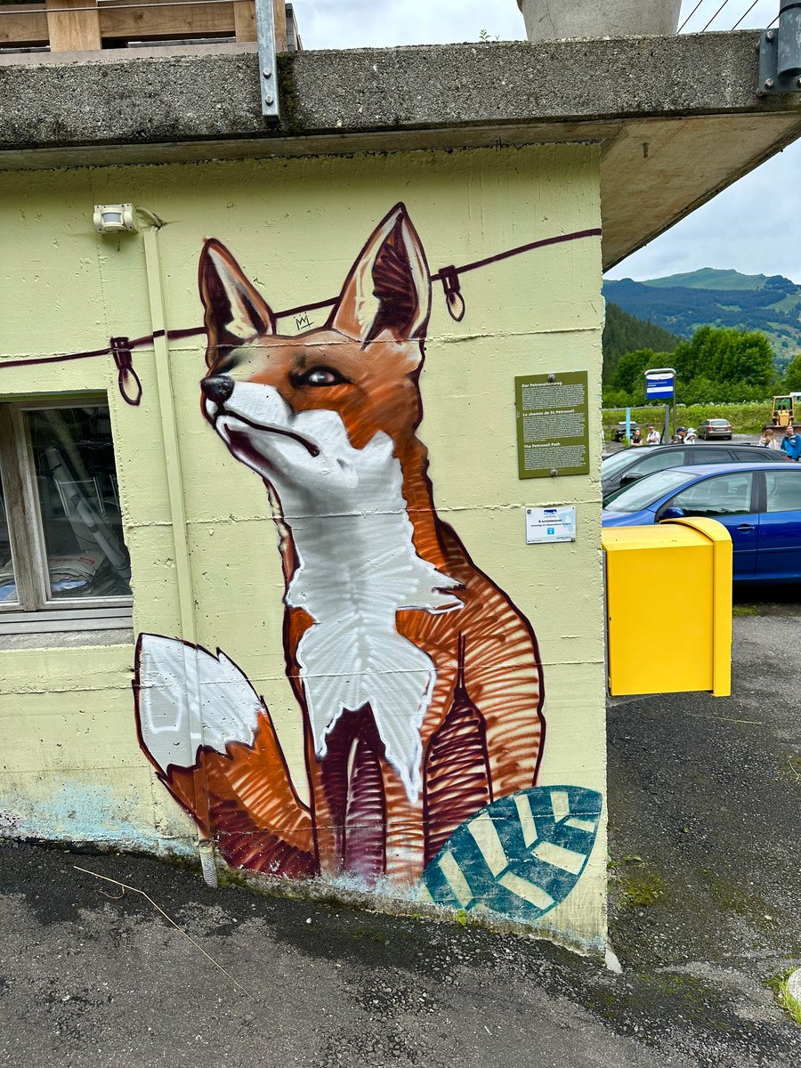 Fox mural