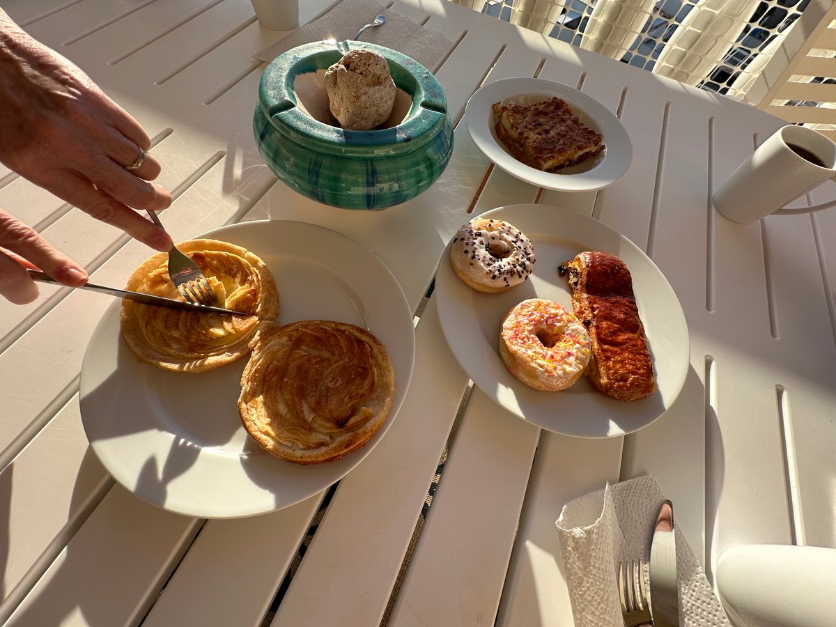 Pastries from the local French Bakery "Bread & Butter"