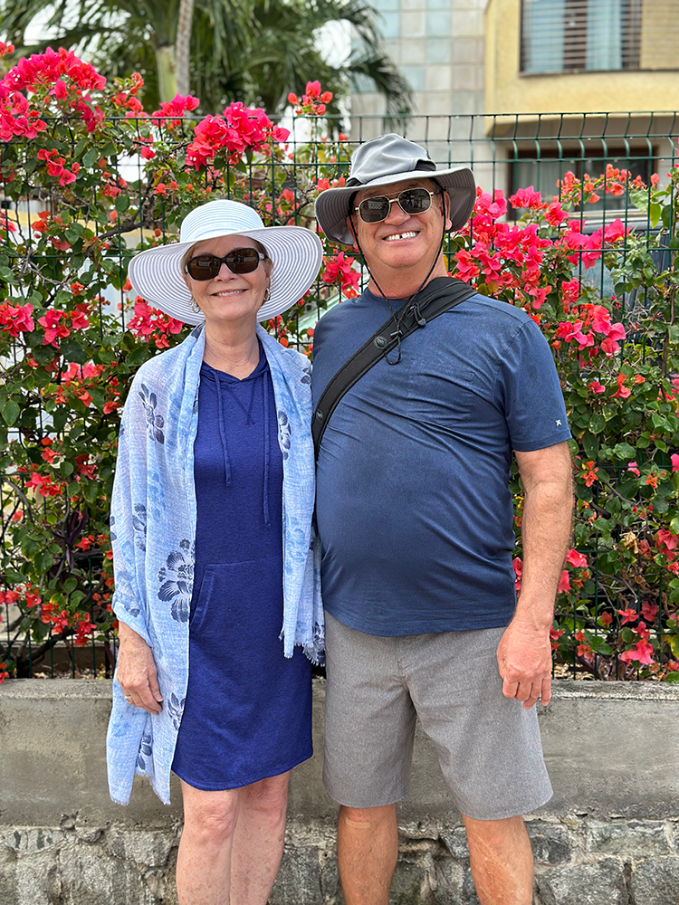 Harmons looking colorful with beautiful flowers